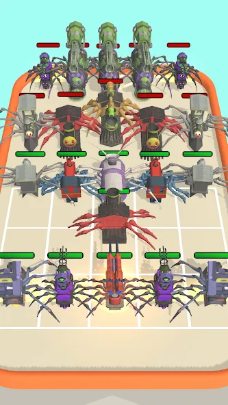 Скачать Merge Spider Train — Модификация Безлимитные деньги и ресурсы — скриншот 5