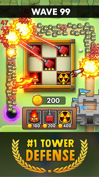 Merge Clash: Tower Defense TD MOD — Безлимитные деньги и улучшения на Андроид — скриншот 2 Merge Clash: Tower Defense TD MOD — Безлимитные деньги и улучшения на Андроид — скриншот 2
