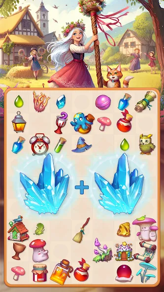Скачать Mergic: Merge & Magic MOD APK — Безлимитная энергия и много ресурсов — скриншот 1