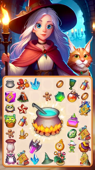 Скачать Mergic: Merge & Magic MOD APK — Безлимитная энергия и много ресурсов — скриншот 5