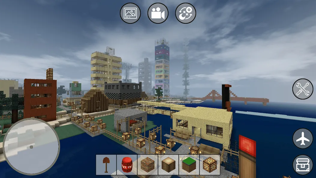 Mini Block Craft MOD APK — Бесконечные ресурсы и новые блоки — скриншот 4