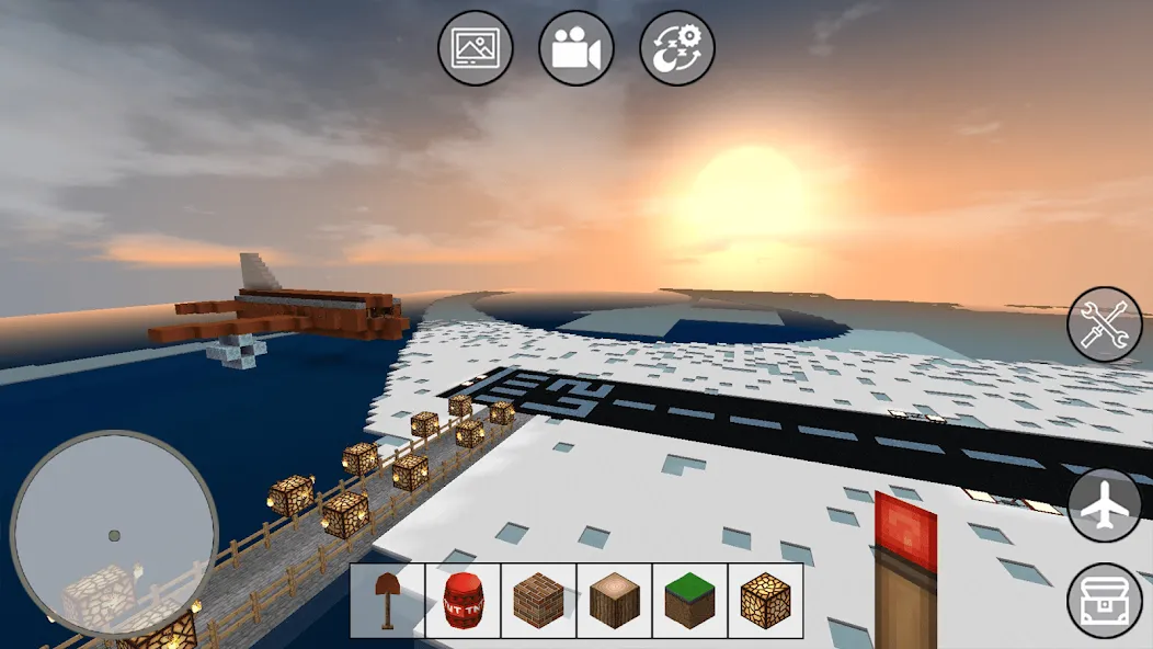 Mini Block Craft MOD APK — Бесконечные ресурсы и новые блоки — скриншот 5