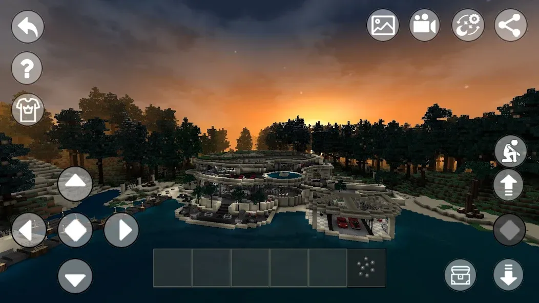 Mini Block Craft 2 MOD APK — Много ресурсов и открыты все возможности — скриншот 4