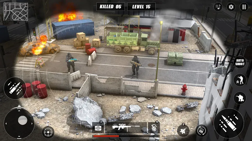 Code of Sniper 3D Gun Shooting (Мод Безлимитные деньги и оружие) — скриншот 1 Code of Sniper 3D Gun Shooting (Мод Безлимитные деньги и оружие) — скриншот 1