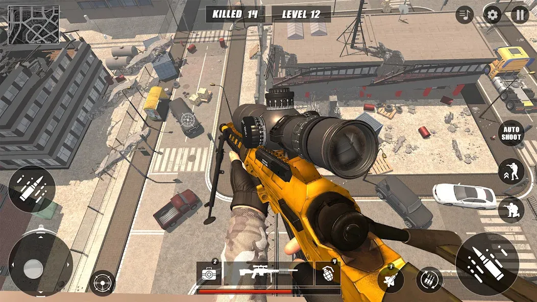 Code of Sniper 3D Gun Shooting (Мод Безлимитные деньги и оружие) — скриншот 5 Code of Sniper 3D Gun Shooting (Мод Безлимитные деньги и оружие) — скриншот 5