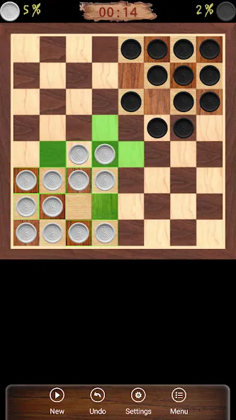 Скачать взломанную Ugolki - Checkers - Dama — Открыты все режимы и доски — скриншот 1
