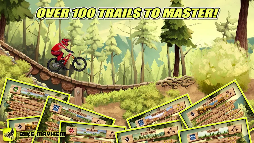 Bike Mayhem Free на Андроид — Безлимитные деньги и все байки — скриншот 4