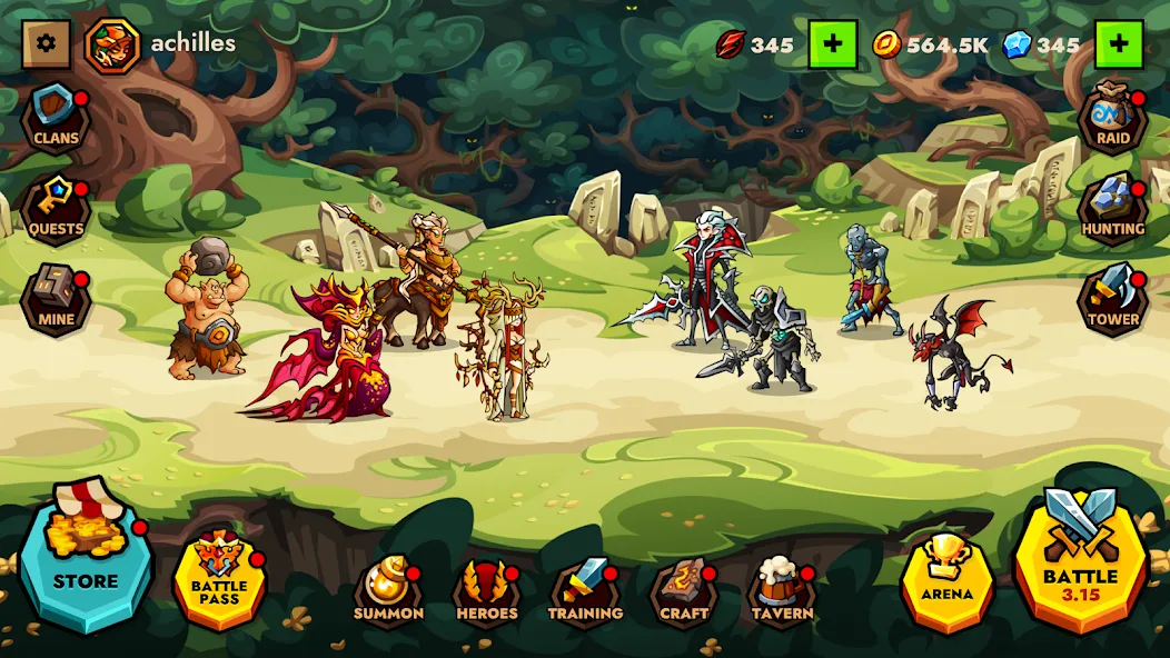Скачать взлом Legendlands - Legendary RPG на Андроид — Безлимитные ресурсы и мощное снаряжение — скриншот 1