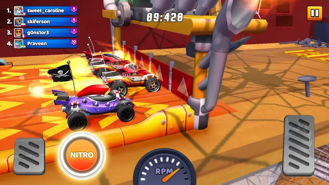 Скачать Nitro Jump - Car Racing MOD APK — Безлимитные деньги и топливо — скриншот 1