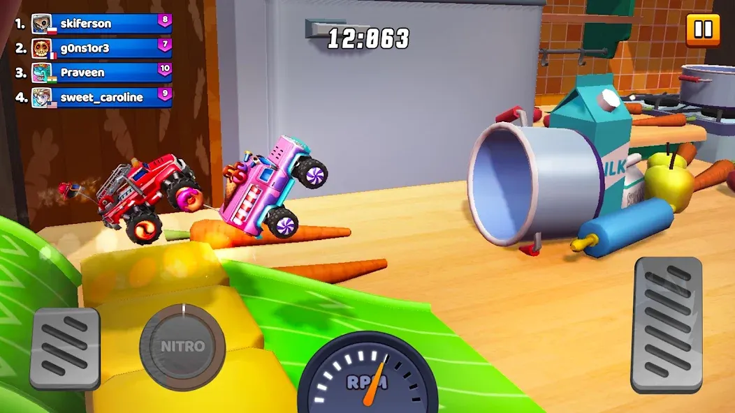Скачать Nitro Jump - Car Racing MOD APK — Безлимитные деньги и топливо — скриншот 5