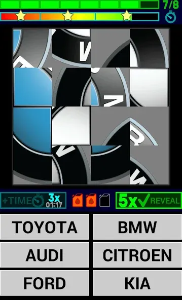 Cars Logo Quiz HD MOD APK — Открыты все уровни и подсказки — скриншот 2