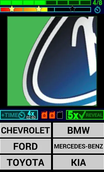 Cars Logo Quiz HD MOD APK — Открыты все уровни и подсказки — скриншот 3