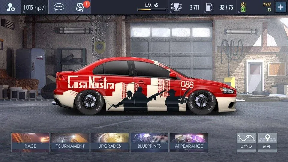 Скачать Drag Racing: Streets — Безлимитные деньги и топливo — скриншот 1