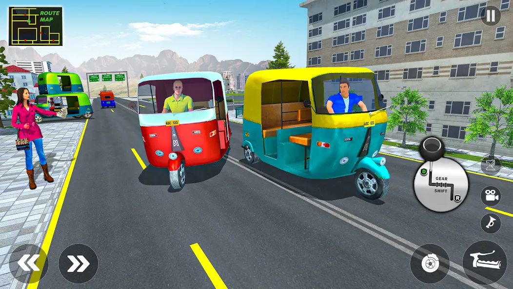 Tuk Tuk Auto Rickshaw Game 3d Mod APK Безлимитные деньги и топливо — Скачать на Андроид — скриншот 1