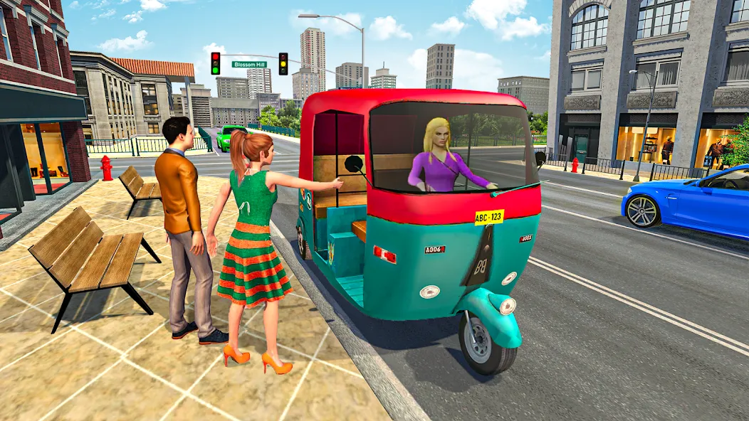 Tuk Tuk Auto Rickshaw Game 3d Mod APK Безлимитные деньги и топливо — Скачать на Андроид — скриншот 2