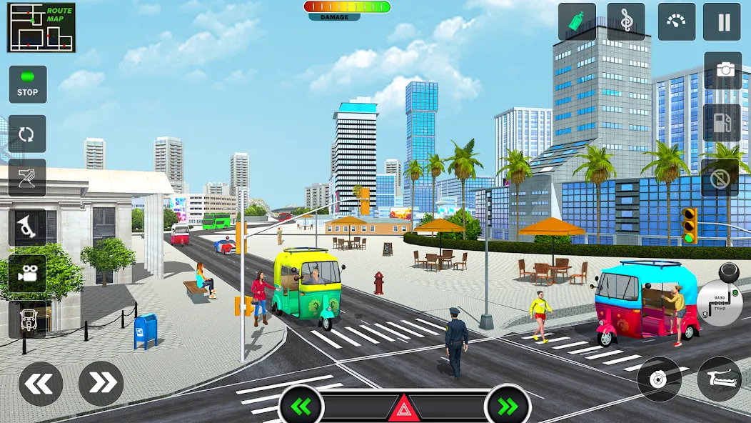Tuk Tuk Auto Rickshaw Game 3d Mod APK Безлимитные деньги и топливо — Скачать на Андроид — скриншот 4