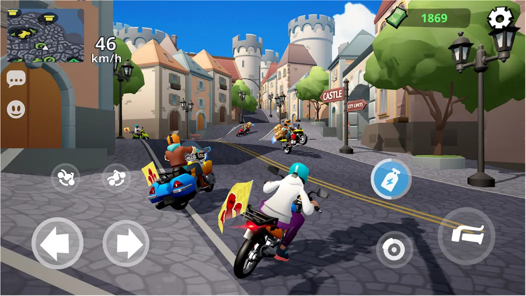 Скачать Moto City: Mad Bike Delivery — Безлимитные деньги и все байки открыты — скриншот 1 Скачать Moto City: Mad Bike Delivery — Безлимитные деньги и все байки открыты — скриншот 1