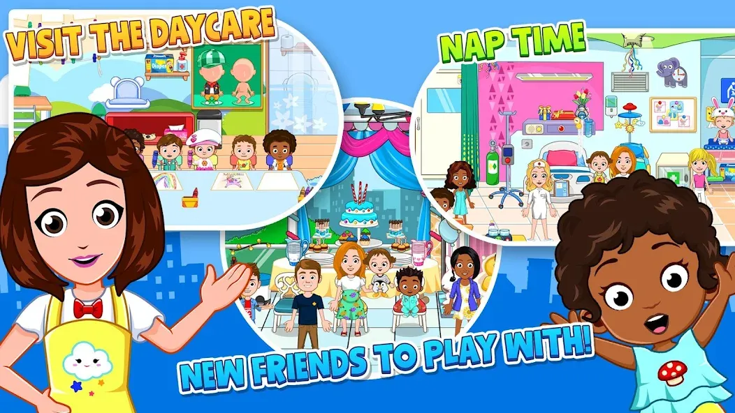 My City : Babysitter (Мод Безлимитные деньги и всё открыто) — скриншот 3 My City : Babysitter (Мод Безлимитные деньги и всё открыто) — скриншот 3
