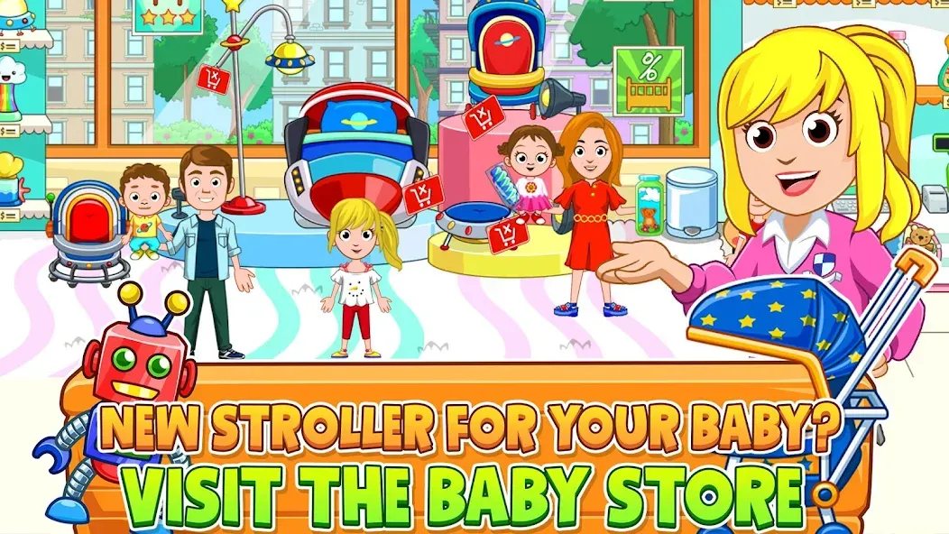My City : Babysitter (Мод Безлимитные деньги и всё открыто) — скриншот 4 My City : Babysitter (Мод Безлимитные деньги и всё открыто) — скриншот 4