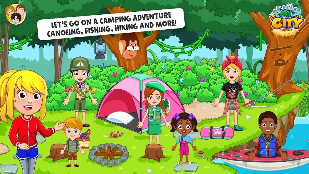 Скачать My City : Wildlife Camping (Мод: Безлимитные деньги и все локации) на Андроид — скриншот 1 Скачать My City : Wildlife Camping (Мод: Безлимитные деньги и все локации) на Андроид — скриншот 1