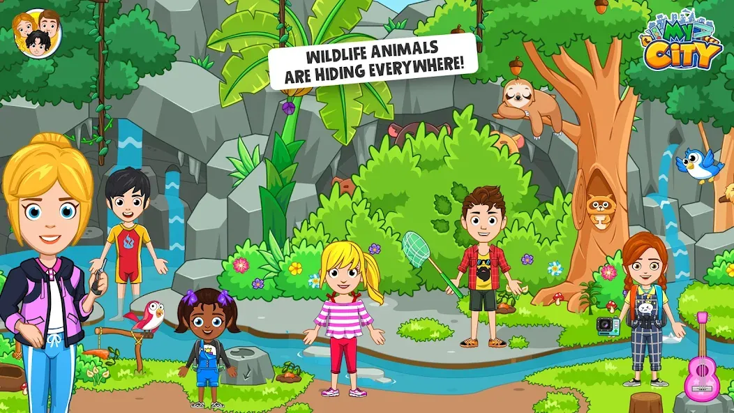 Скачать My City : Wildlife Camping (Мод: Безлимитные деньги и все локации) на Андроид — скриншот 5 Скачать My City : Wildlife Camping (Мод: Безлимитные деньги и все локации) на Андроид — скриншот 5