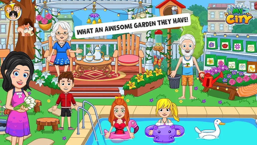 Скачать My City : Grandparents Home на Андроид — Открыты все комнаты и локации — скриншот 4 Скачать My City : Grandparents Home на Андроид — Открыты все комнаты и локации — скриншот 4