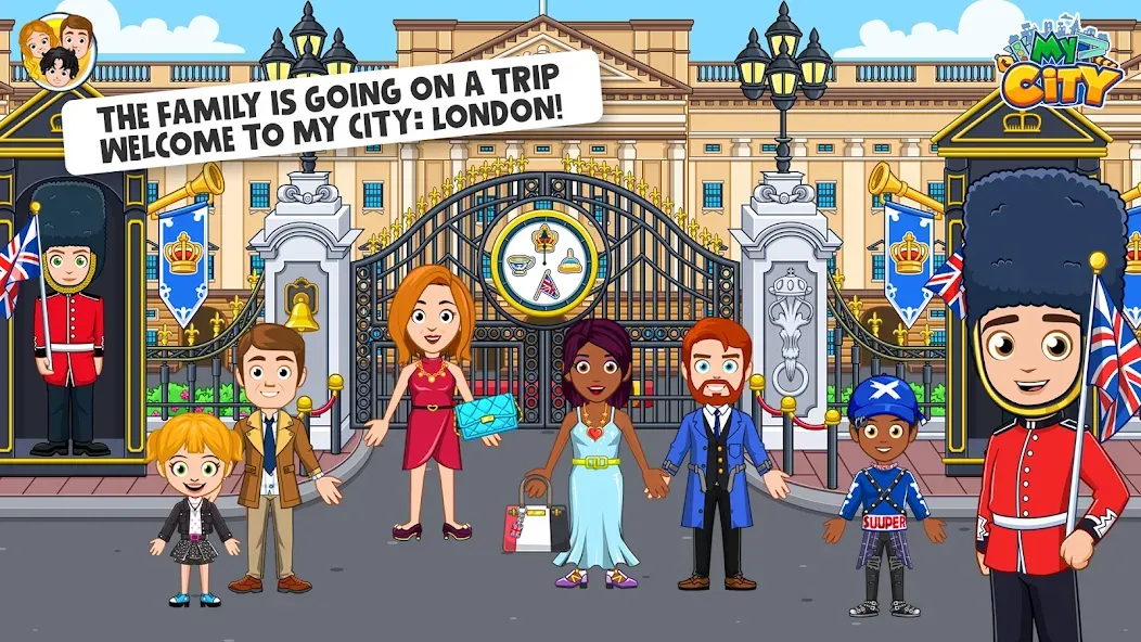 My City : London на Андроид — Открыты все локации и персонажи — скриншот 1