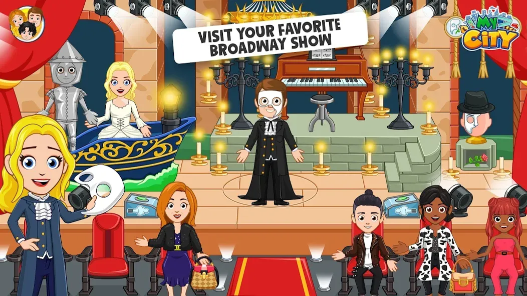 Скачать My City: NewYork Trip MOD APK — Безлимитные деньги и всё открыто — скриншот 2