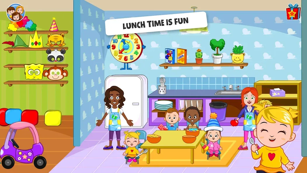 Взлом My Town : Daycare Game — Безлимитные деньги и все персонажи открыты — скриншот 4