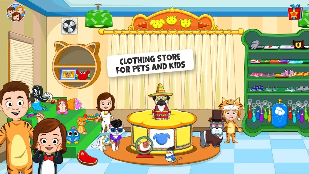 My Town: Pet games & Animals — Взломанная версия (Безлимитные деньги и все питомцы открыты) — скриншот 2 My Town: Pet games & Animals — Взломанная версия (Безлимитные деньги и все питомцы открыты) — скриншот 2
