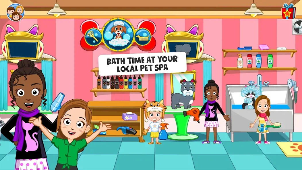 My Town: Pet games & Animals — Взломанная версия (Безлимитные деньги и все питомцы открыты) — скриншот 5 My Town: Pet games & Animals — Взломанная версия (Безлимитные деньги и все питомцы открыты) — скриншот 5