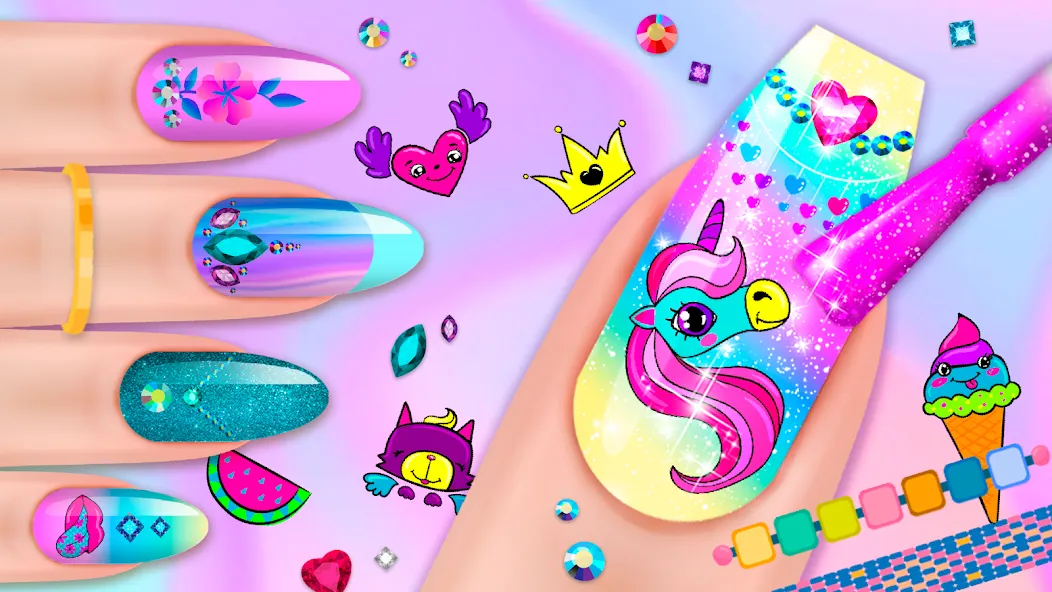 Nail Salon (Мод Безлимитные деньги и все инструменты) — скриншот 1
