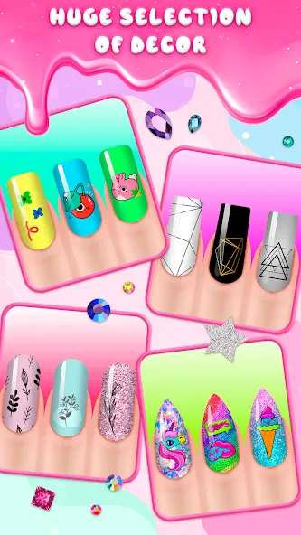 Nail Salon (Мод Безлимитные деньги и все инструменты) — скриншот 2
