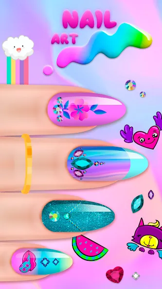 Nail Salon (Мод Безлимитные деньги и все инструменты) — скриншот 3