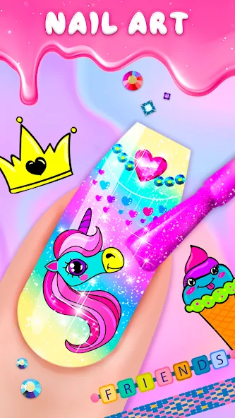 Nail Salon (Мод Безлимитные деньги и все инструменты) — скриншот 4