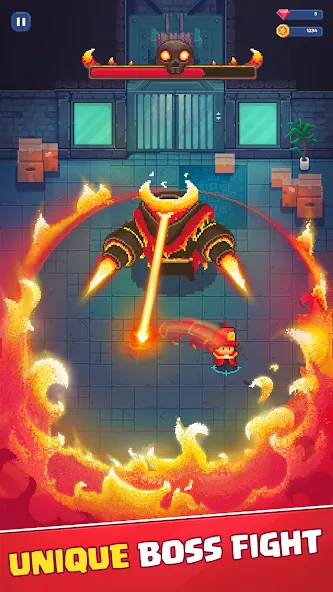 Скачать Firefighter: pixel shooter на Андроид — Безлимитные деньги и улучшенное оружие — скриншот 4