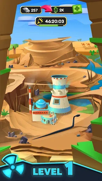 Скачать Nuclear Tycoon: idle simulator MOD APK — Безлимитные деньги и ресурсы — скриншот 1