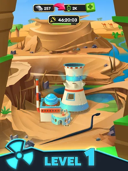 Скачать Nuclear Tycoon: idle simulator MOD APK — Безлимитные деньги и ресурсы — скриншот 4