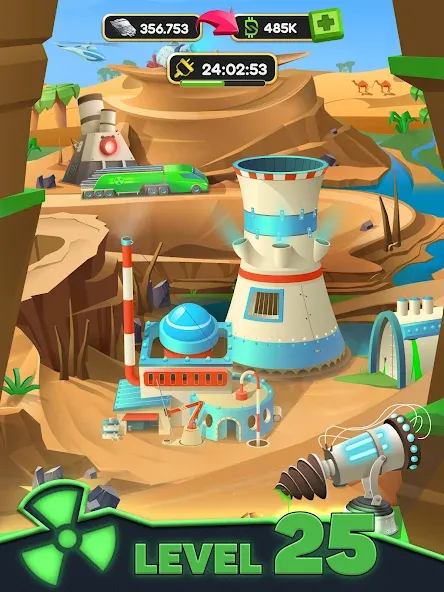 Скачать Nuclear Tycoon: idle simulator MOD APK — Безлимитные деньги и ресурсы — скриншот 5