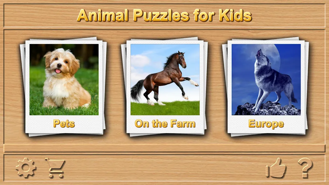Скачать Animal Puzzles for Kids (Мод: Открыты все пазлы и уровни) на Андроид — скриншот 1