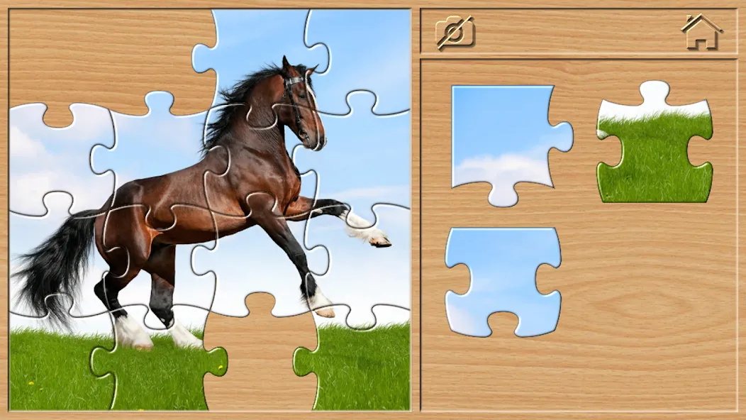 Скачать Animal Puzzles for Kids (Мод: Открыты все пазлы и уровни) на Андроид — скриншот 5