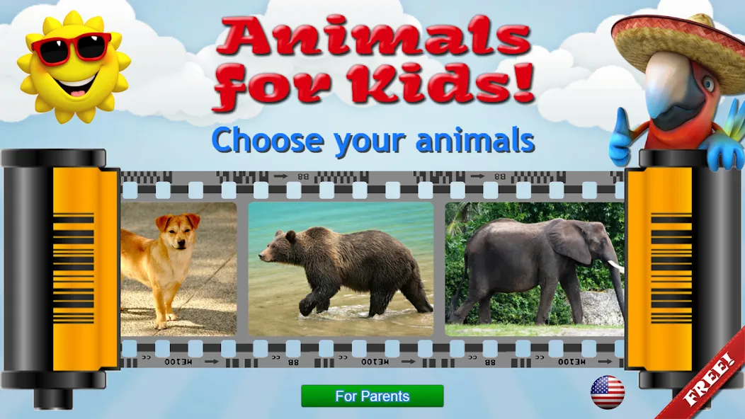 Скачать Animals for Kids на Android — Все животные разблокированы и без рекламы — скриншот 1