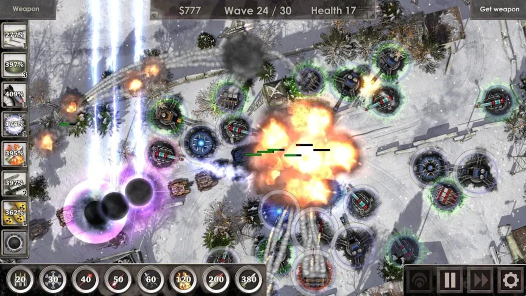 Defense Zone 3 HD — Взломанная версия (Безлимитные деньги и улучшения) — скриншот 4 Defense Zone 3 HD — Взломанная версия (Безлимитные деньги и улучшения) — скриншот 4
