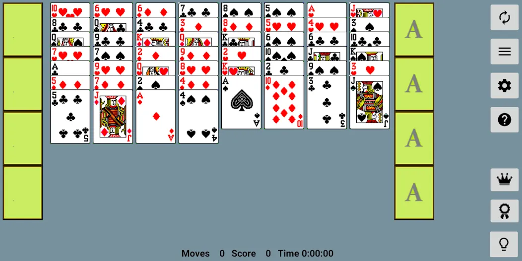 FreeCell with Leaderboards MOD APK на Android — Открыты все уровни и функции — скриншот 1