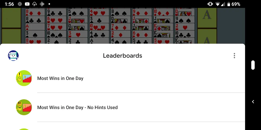 FreeCell with Leaderboards MOD APK на Android — Открыты все уровни и функции — скриншот 3