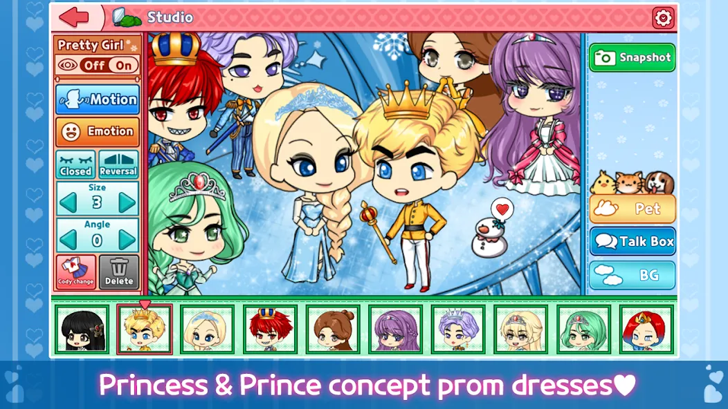 Скачать My Prettygirl Story : Dress Up с модом — Разблокированы все наряды и аксессуары — скриншот 2