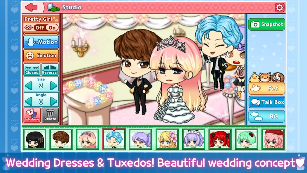 Скачать My Prettygirl Story : Dress Up с модом — Разблокированы все наряды и аксессуары — скриншот 4