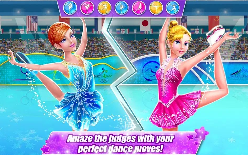 Скачать взлом Ice Skating Superstar - Perfec на Андроид — Неограниченные деньги и разблокировано всё — скриншот 1 Скачать взлом Ice Skating Superstar - Perfec на Андроид — Неограниченные деньги и разблокировано всё — скриншот 1