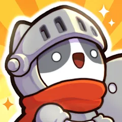 Скачать Cat Hero : Idle RPG (Мод: Безлимитные деньги и алмазы) на Андроид