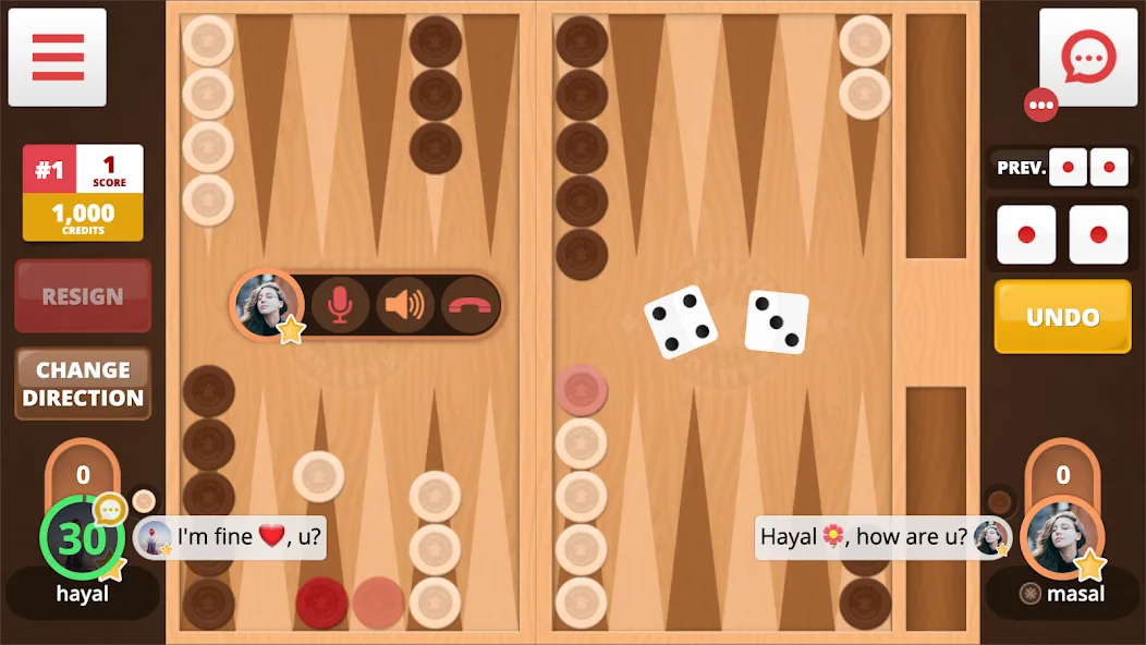 Backgammon Online на Андроид — Мод Безлимитные монеты и все функции открыты — скриншот 1